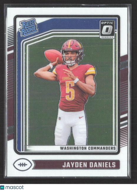 2024 Panini Donruss Optic Jayden Daniels Rated Rookie #248