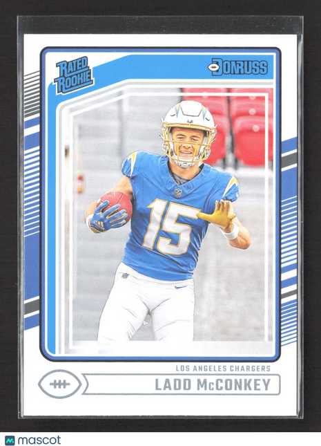 2024 Panini Donruss - Rated Rookie Ladd McConkey #328 (RC)