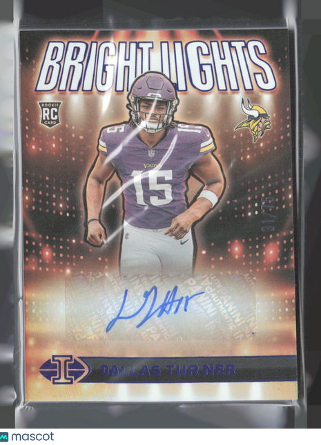 2024 Panini Illusions - Bright Lights Dallas Turner #BLS-DTR /75 Rc Auto