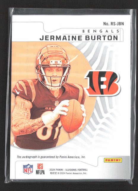 2024 Panini Illusions - Rookie Signs Jermaine Burton #RS-JBN /240 Rc Auto