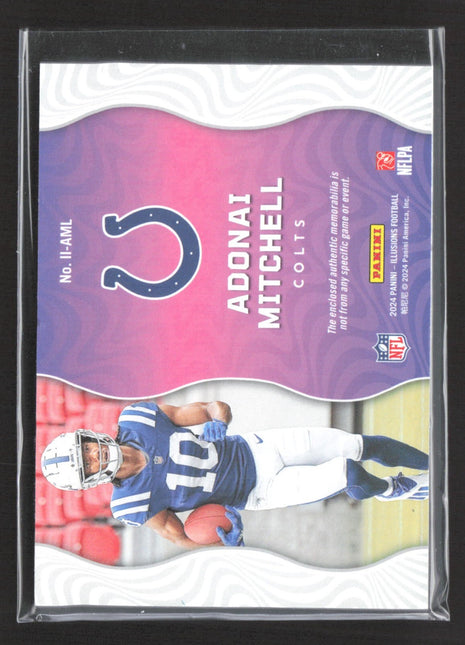 2024 Panini Illusions - Instant Impact Adonai Mitchell #II-AML Rc Jersey