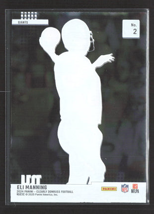 2024 Panini Donruss Clearly - Eli Manning #2