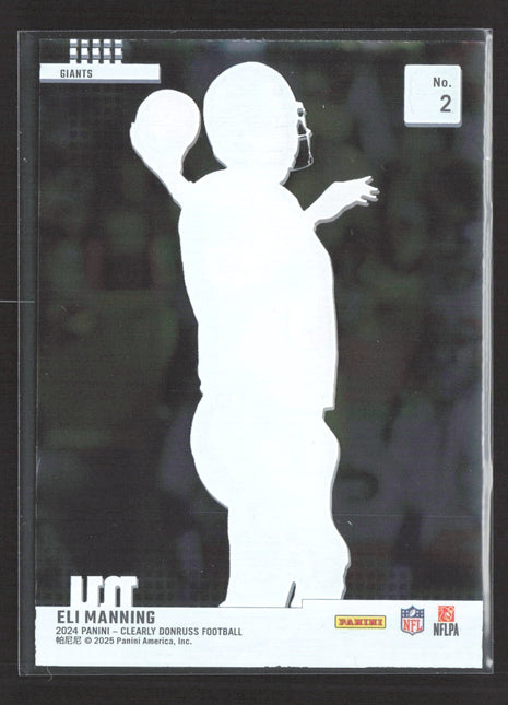 2024 Panini Donruss Clearly - Eli Manning #2