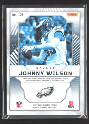 2024 Panini Illusions First Impressions Rc jersey Auto Johnny Wilson #124 /249