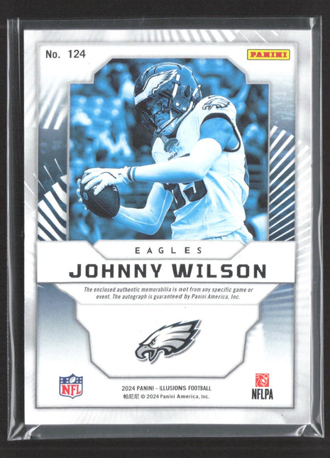 2024 Panini Illusions First Impressions Rc jersey Auto Johnny Wilson #124 /249