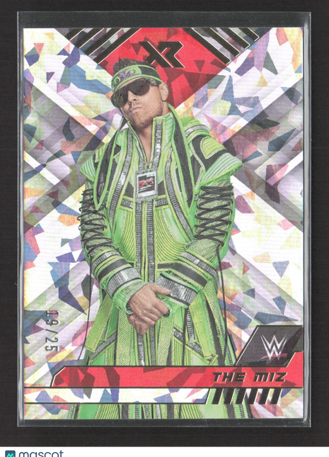 2023 Panini Chronicles WWE - Xr The Miz #296 Cracked Ice /25