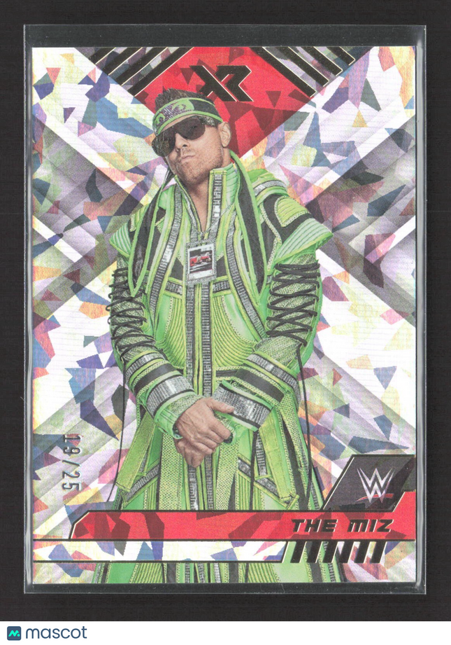 2023 Panini Chronicles WWE - Xr The Miz #296 Cracked Ice /25