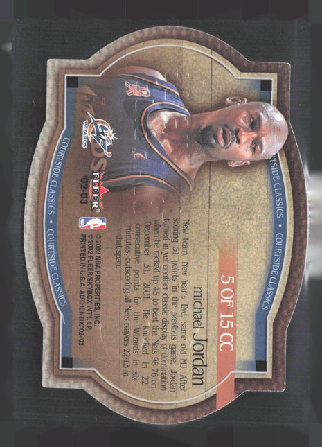 2002-03 Fleer Authentics Michael Jordan Courtside Classics #5