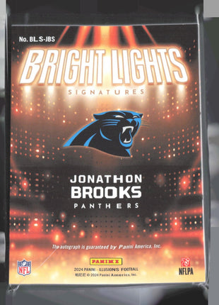 2024 Panini Illusions - Bright Lights Auto Jonathon Brooks #BLS-JBS /299