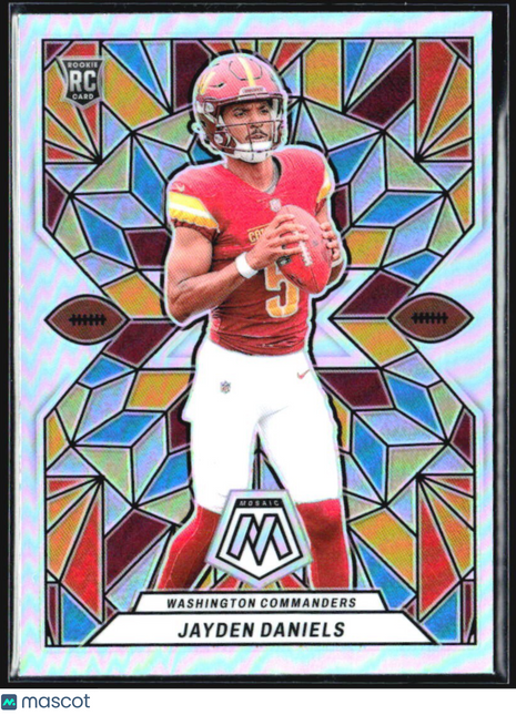 2024 Panini Mosaic - Stained Glass Jayden Daniels #SG-17 Case Hit (RC)