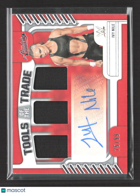 2023 Panini Absolute Tools of the Trade Ivy Nile Relic Auto /99 #TOT-INN