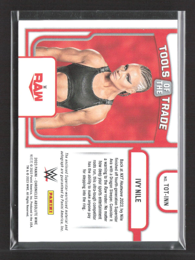 2023 Panini Absolute Tools of the Trade Ivy Nile Relic Auto /99 #TOT-INN