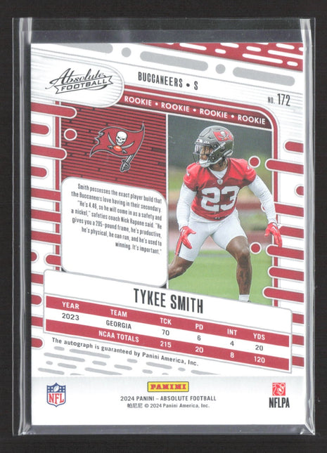 2024 Panini Absolute - Rookies Tykee Smith #172 red Rc Auto /100