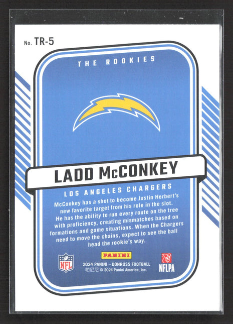 2024 Panini Donruss - The Rookies Ladd McConkey #TR-5 (RC)
