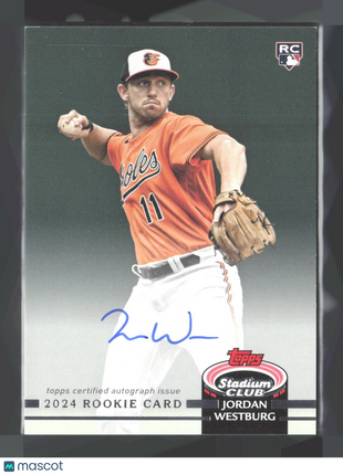 2024 Topps Stadium Club - Autographs Jordan Westburg #SCBA-JW Rc Auto
