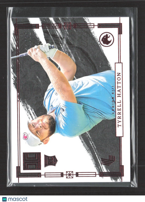2024-25 Panini Impeccable Tyrell Hatton Rc Red /36 #75