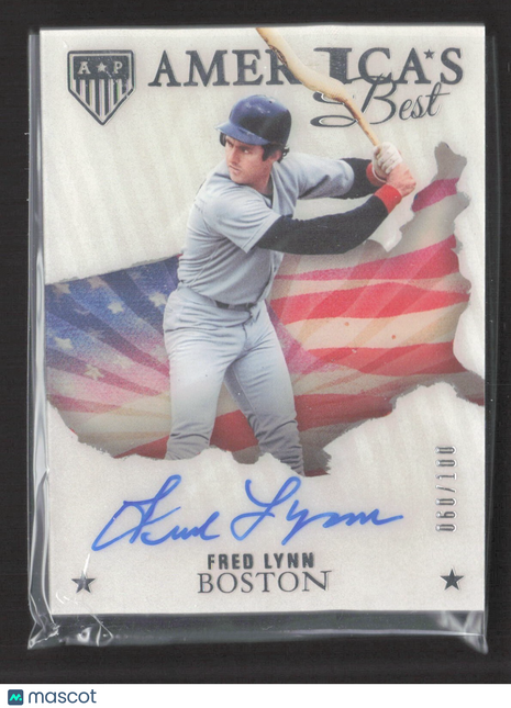 2024 Panini Boys of Summer America's Best Signatures Fred Lynn #AME-FL /100 Auto