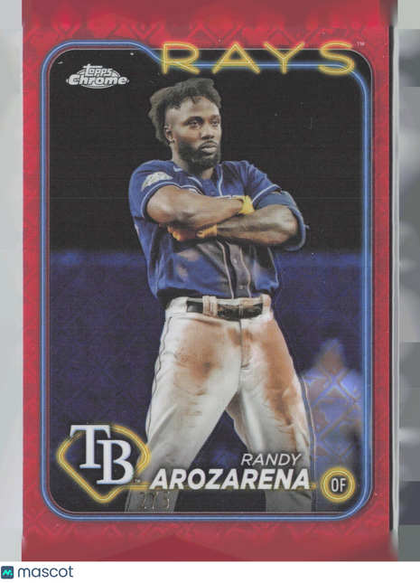 2024 Topps Chrome - Randy Arozarena #153 Red Logofractor /5