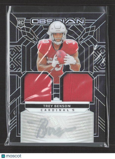 2024 Panini Obsidian - Rookie patch Auto Trey Benson #RMI-TBN /299
