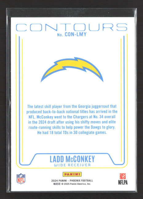 2024 Panini Phoenix - Contours Ladd McConkey #CON-LMY (RC)