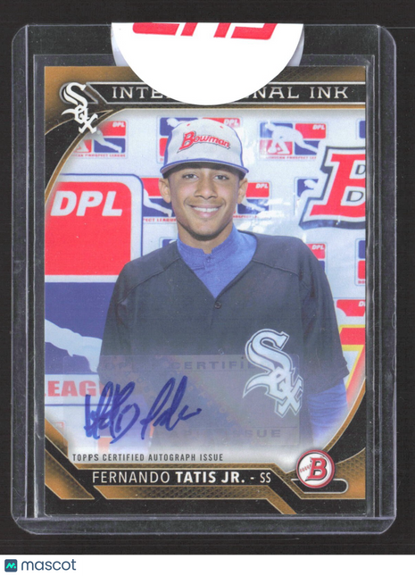 2016 Bowman - International Ink Fernando Tatís Jr. #II-FT (RC) Gold Auto /99