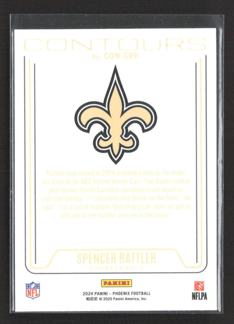 2024 Panini Phoenix - Contours Spencer Rattler #CON-SRR (RC)