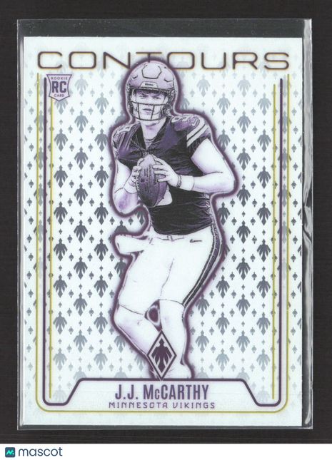 2024 Panini Phoenix - Contours J.J. McCarthy #CON-JMY (RC)