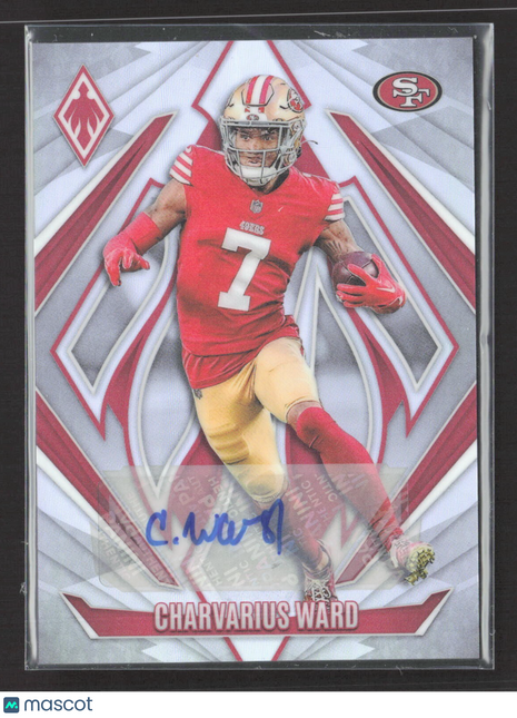 2024 Panini Phoenix - Charvarius Ward #22 Silver Prizm Auto /199