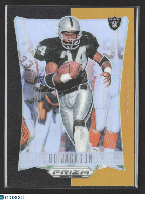 2024 Panini Prizm Deca Bo Jackson #172 Black Gold Prizm /5
