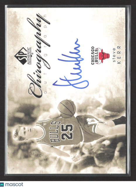 2008-09 SP Authentic Chirography Steve Kerr Auto #C-SK