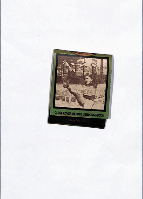 1936 Diamond Matchbook Ken Strong Partial Matchbook