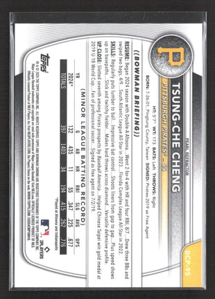 2025 Bowman Chrome Tsung-Che Cheng Pearl Refractor #BCP-95