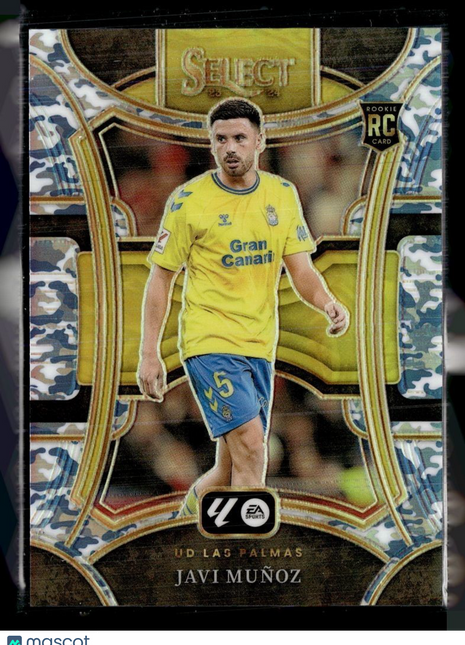 2023-24 SELECT LA LIGA SNOW CAMO /99 MEZZANINE ROOKIE JAVI MUNOZ LAS PALMAS
