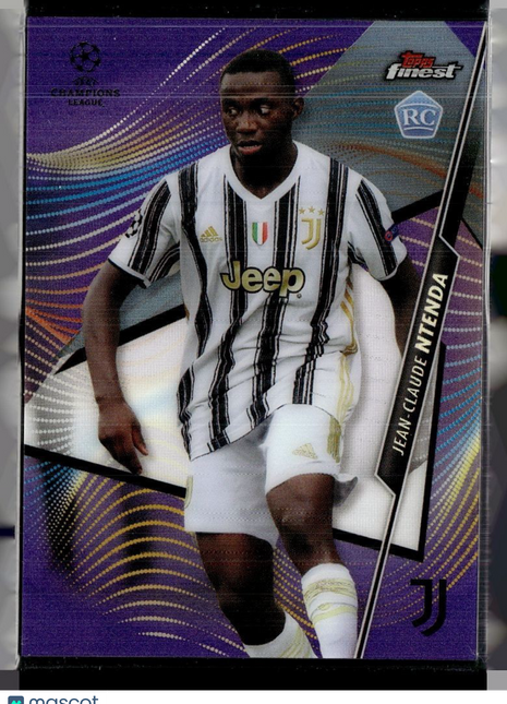 2020-21 FINEST CL PURPLE /250 ROOKIE JEAN CLAUDE NTENDA JUVENTUS