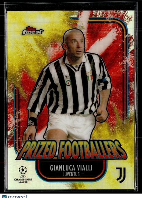 2020-21 FINEST CL PRIZED FOOTBALLERS GIANLUCA VIALLI JUVENTUS