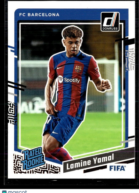 2023-24 DONRUSS RATED ROOKIE LAMINE YAMAL