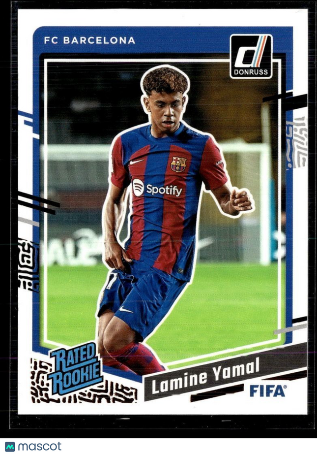 2023-24 DONRUSS RATED ROOKIE LAMINE YAMAL