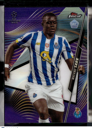 2020-21 FINEST CL PURPLE /250 ROOKIE MALANG SARR PC PORTO