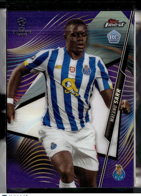 2020-21 FINEST CL PURPLE /250 ROOKIE MALANG SARR PC PORTO