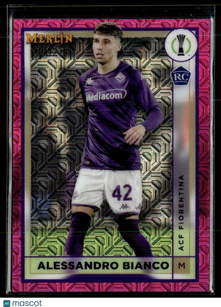 2022-23 MERLIN PINK MEGA /275 ROOKIE ALESSANDRO BIANCO FIORENTINA