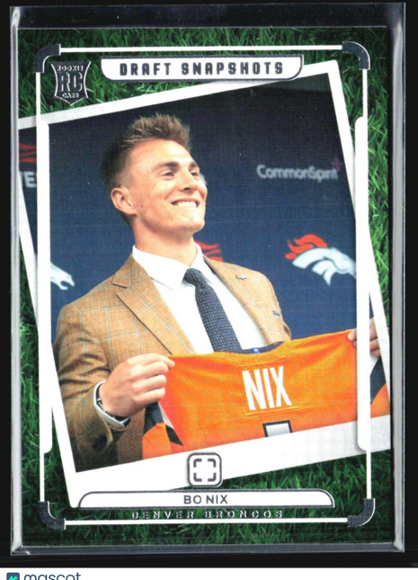 2024 Panini Photogenic Draft Snapshots Bo Nix Rc #10
