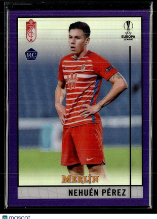 2020-21 MERLIN PURPLE /299 ROOKIE NEHUEN PEREZ GRANADA