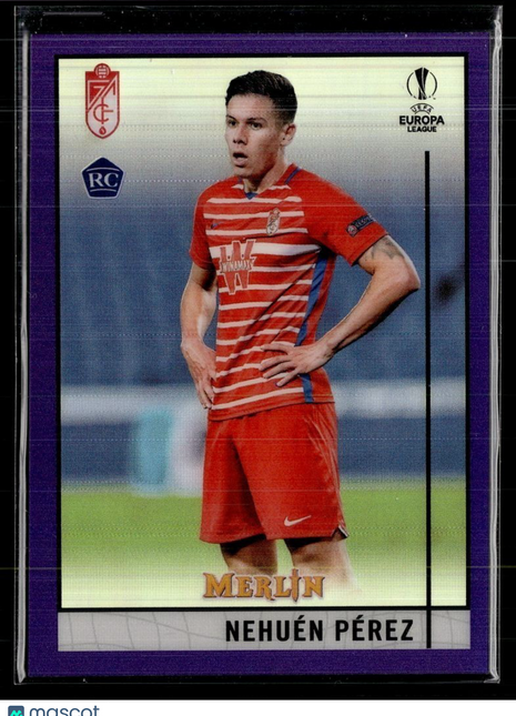 2020-21 MERLIN PURPLE /299 ROOKIE NEHUEN PEREZ GRANADA