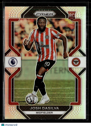 2022-23 PRIZM PL SILVER ROOKIE JOSH DASILVA BRENTFORD