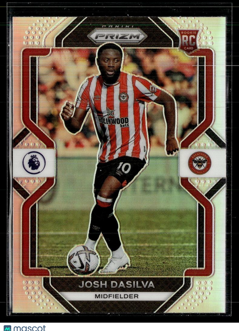 2022-23 PRIZM PL SILVER ROOKIE JOSH DASILVA BRENTFORD