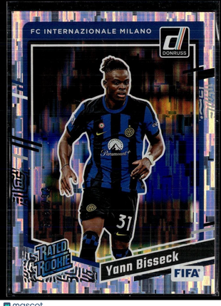 2023-24 DONRUSS DIGITAL RAIN /349 RATED ROOKIE YANN BISSECK INTER MILANO