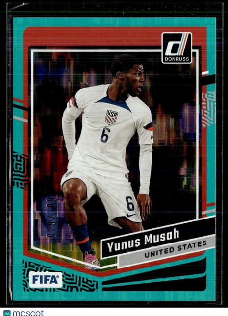 2023-24 DONRUSS AQUA DIGITAL RAIN /199 YUNUS MUSAH USA