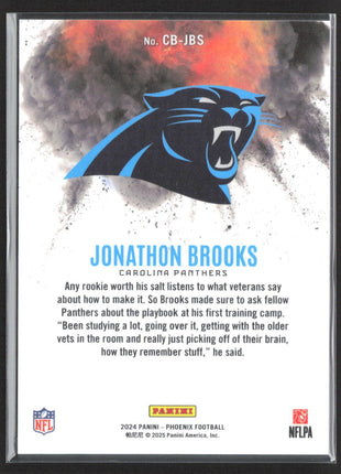 2024 Panini Phoenix Color Blast Jonathon Brooks #CB-JBS (RC)