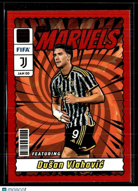 2023-24 DONRUSS RED NET MARVELS DUSAN VLAHOVIC JUVENTUS