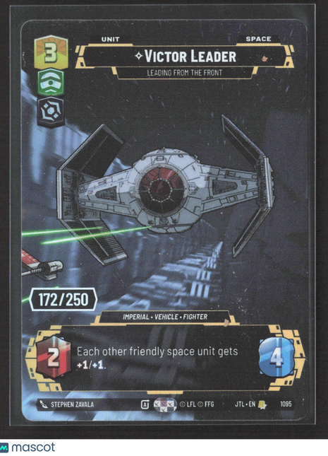 Star Wars Unlimited Victor Leader Jump to Light Speed Prestige Serialized /250